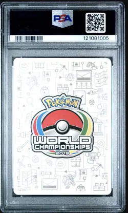 Pokemon 2019 Mewtwo Mew GX 71 Perfection World Championships 2019 GEM MT PSA 10 - Image 2