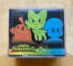 Pokemon Center Exclusive Paldea Evolved ETB Elite Trainer Box - Sealed With Case - Image 1