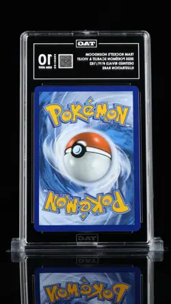 TAG 10 Team Rocket's Houndoom 2025 Pokemon Scarlet & Violet Destined Rivals #191 - Image 2