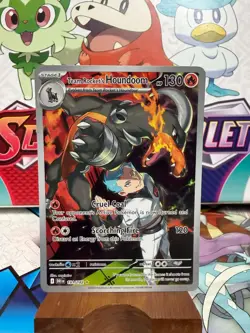 Team Rocket's Houndoom 191/182 Illustration Rare - Destined Rivals - Pokemon TCG - Image 1