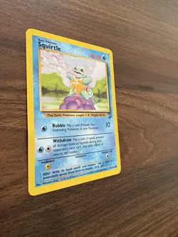 Pokemon TCG Squirtle Base Set 2 93/130 LP - Image 3