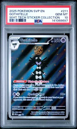 2025 POKEMON SVP EN-SV BLACK STAR PROMO #211 GOTHITELLE PSA 10 - Image 1