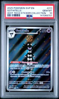 2025 POKEMON SVP EN-SV BLACK STAR PROMO #211 GOTHITELLE PSA 10 - Image 1