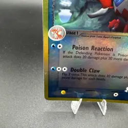 Team Aqua's Crawdaunt 14/95 Ex Team Magma vs Reverse Holo Rare Pokemon MP LP - Image 5