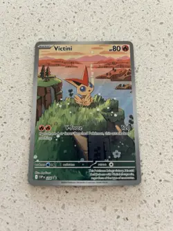 Pokemon TCG Scarlet & Violet Victini Black Star Promo 208 NM - Image 1
