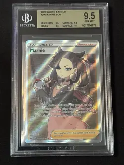 Pokemon Marnie Sword & Shield Full Art #200 BGS 9.5 Gem Mint - Image 1