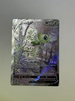 Pokemon Celebi V 245/264 Swsh08: Fusion Strike Full Art Ultra Rare Holo 190 HP - Image 1