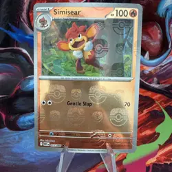 Simisear (Master Ball Pattern) 015/086 Pokemon SV: White Flare - Image 1