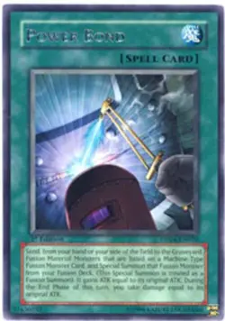 Power Bond - DP04-EN020 - Rare - Unlimited Edition - Lightly Played - Image 1