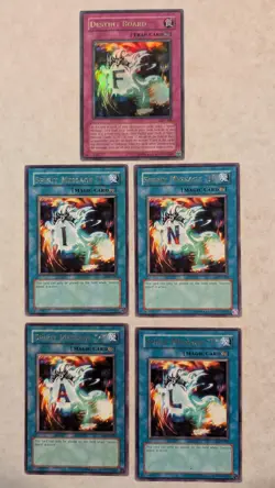 Yugioh Destiny Board (Ultra Rare) and Spirit Message (Rare) Full Set – LP - Image 1