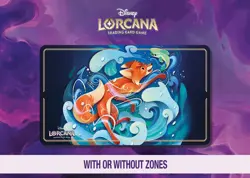 Disney Lorcana Playmat - Tod - Knows All the Tricks - Winterspell - Enchanted - Image 1