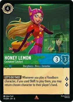 Honey Lemon - Costumed Catalyst 111/204.Lorcana Reign of Jafar - Image 1