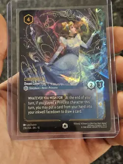 **CHASE PACK** Disney Lorcana Cinderella Dream Come True (Enchanted) *READ DESC* - Image 1