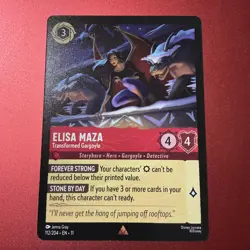 Disney Lorcana Winterspell (11) #112/204 Elisa Maza - Transformed Gargoyle Reg - Image 1