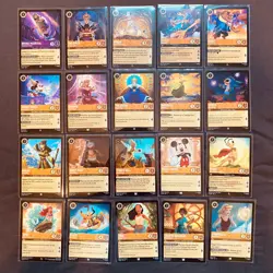 Disney Lorcana Fabled Complete non foil Set Of 204 Cards Numbered 0-204 - Image 1