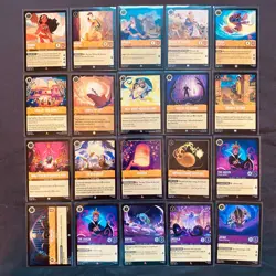 Disney Lorcana Fabled Complete non foil Set Of 204 Cards Numbered 0-204 - Image 2