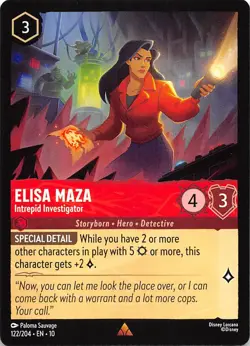 Elisa Maza Intrepid Investigator 122/204 Whispers in the Well Disney Lorcana - Image 1