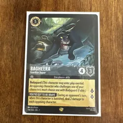 Lorcana Disney 198/204 Bagheera Guardian Jaguar Legendary Card Archazias Island - Image 1