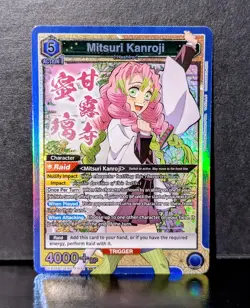 Mitsuri Kanroji UEX05BT/KMY-3-034 SR Holo Union Arena Demon Slayer Vol 2 NM/MNT - Image 1