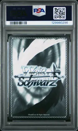 Weiss Schwarz Achieving Vindication Shion S70-E003 TSK Silver Sign SP PSA 10 - Image 2