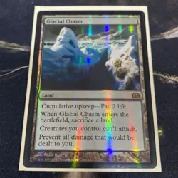 Magic the Gathering - Glacial Chasm - LP - Foil From the Vault: Realms - mtg - Image 1