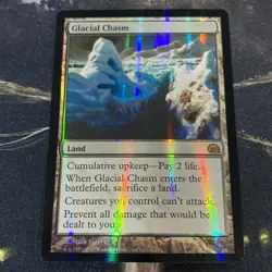 Magic the Gathering - Glacial Chasm - LP - Foil From the Vault: Realms - mtg - Image 2