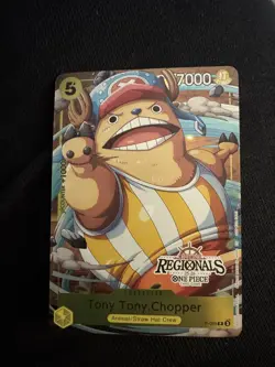 Tony Tony chopper regionals stamp P-089 One Piece Promotion Cards Foil - Image 1