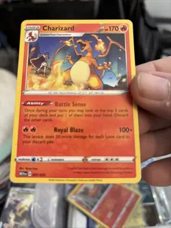 Pokemon Charizard Promo Card 001/015 2025 McDonalds Dragon NON-Holo T208 - Image 1