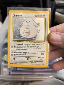 Pokemon Card - Chansey 31/130 - Base Set 2 - Holo Rare - EX - T109 - Image 1