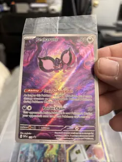 Pecharunt 129 Sv: Scarlet & Violet Promo Card Illustration Rare Sealed T169 - Image 1