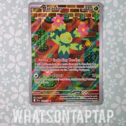 Pokemon Card Maractus 160/159 Secret Rare Scarlet Violet Journey Together LP - Image 1