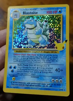 Blastoise 2/102 Celebrations Holo 25th Anniversary Pokemon Card NM - Image 3