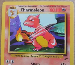 Charmeleon 35/130 Uncommon Non-Holo Base 2 Set Pokemon Card NM - Image 2