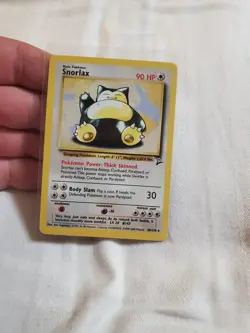 Snorlax 30/130 NM/LP Non-Holo Base Set 2 Pokemon Card TCG - Image 1