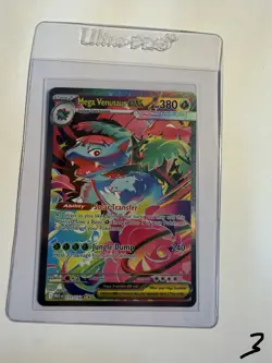 Mega Venusaur EX SIR 177/132 Mega Evolution English Pokemon TCG Mint/NM Card - Image 1