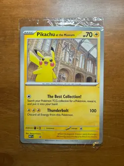 IN HAND Pikachu At The Museum Jumbo Pokemon Card 🇺🇸US SHIPPER🇺🇸 - Image 1