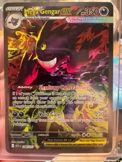 Pokemon Mega Gengar EX Mega Evolution Card 284/217 - Image 1
