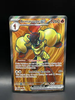 Armarouge ex 125 - Pokemon Scarlet & Violet Black Star Promo Card - NM - Image 1