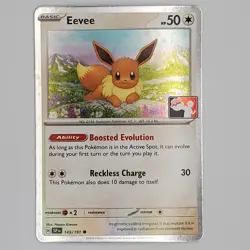 Eevee 143/191 Promo, FOIL Prize Pack Series Cards Pokemon TCG NM - Image 1
