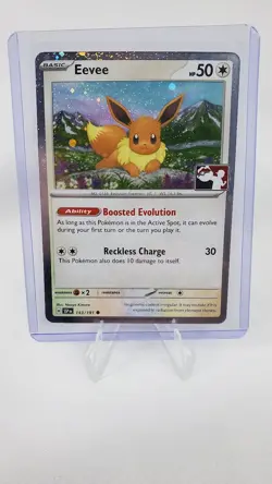 Eevee 143/191 Promo, FOIL Prize Pack Series Cards Pokemon TCG NM - Image 3