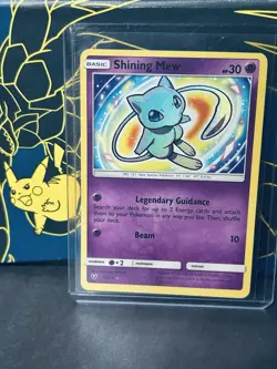Shining Mew 40/73 Shining Legends Holo Rare Card NM Condition - Image 1