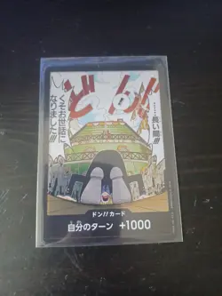 DON !! Card Sanji OP03 Mighty Enemies Jpanese ONE PIECE Card - NM - Image 1