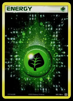 Pokemon Card - Grass Energy Emerald 101/106 Holo Rare - Image 1
