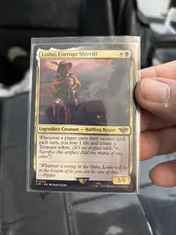Magic the Gathering Lotho Corrupt Shirriff #370 Extended Art Rare T16 - Image 1