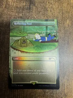 Reflecting Pool Borderless FOIL Fallout Secret Lair MTG - Image 1