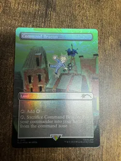MTG Secret Lair: Command Beacon Rainbow FOIL Fallout: Points of Interest - Image 1