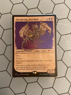 MTG | Secret Lair | Beadle & Grimm's | Ebondeath, Dracolich | 🌟FOIL🌟 - Image 1