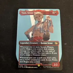 Vaan, Street Thief ~~ Borderless - Surge Foil NM-Mint, English Final Fantasy - Image 1