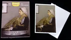 1x Dragon Shield Classic Art Standard-Size Sleeves "Whistler's Mother" 100ct NEW - Image 1