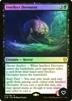 X 1 Intellect Devourer NM-M Baldur's Gate 132 MTG Magic the Gathering - Image 1